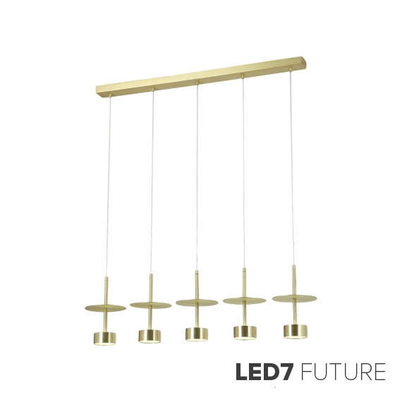 Loft Industry Modern - Brass Rain